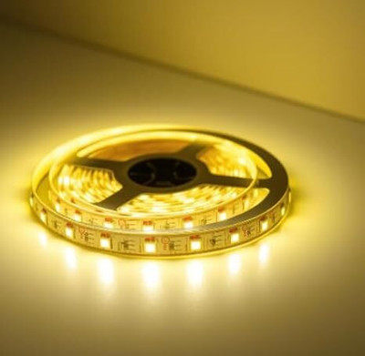 goblet 120 LEDs 5 m Yellow Steady Strip Rice Lights(Pack of 1)