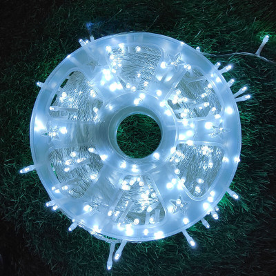 WBD 240 LEDs 28 m White Steady Bulb Rice Lights(Pack of 1)