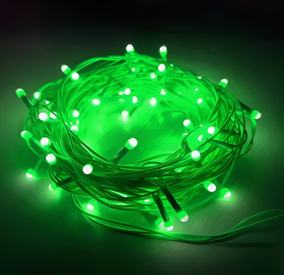 Clariq 40 LEDs 3 m Green Steady Bulb Rice Lights(Pack of 1)