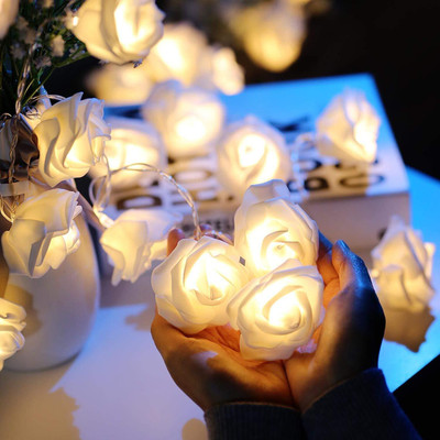 Refulgix 14 LEDs 3 m White Steady Flower Rice Lights(Pack of 1)