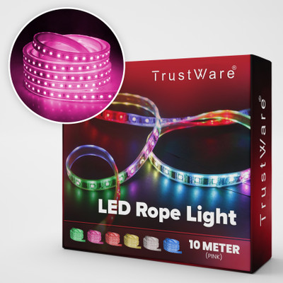 Trust Ware 1200 LEDs 10 m Pink Steady Strip Rice Lights(Pack of 1)
