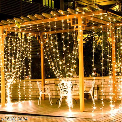 Vespa 54 LEDs 19 m Gold Steady Strip Rice Lights(Pack of 1)