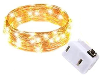FIZZYTECH 20 LEDs 2 m Yellow Steady String Rice Lights(Pack of 1)
