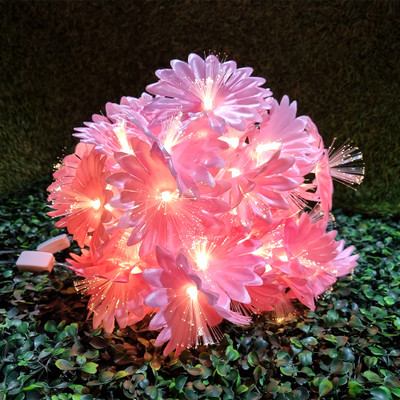 Meneon 20 LEDs 4.1 m Pink Steady Flower Rice Lights(Pack of 1)