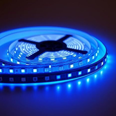SAVORADE 120 LEDs 5 m Blue Steady Strip Rice Lights(Pack of 1)