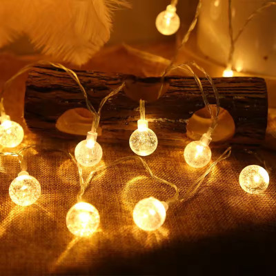 MACVL5 20 LEDs 4 m Yellow Steady Ball Rice Lights(Pack of 1)