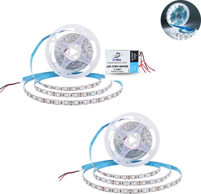 D'Mak 2 LEDs 5 m White Flickering Bulb Rice Lights(Pack of 2)