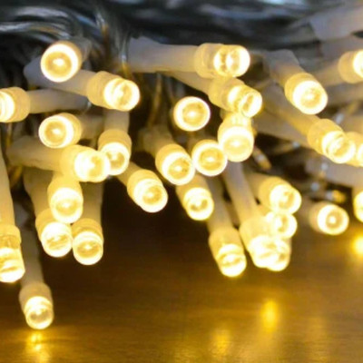 Newness 62 LEDs 18 m White, Yellow Steady String Rice Lights(Pack of 1)