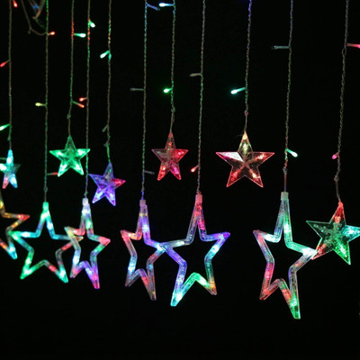 G2L 12 LEDs 3 m Multicolor Flickering Star Rice Lights(Pack of 1)