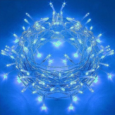 PRIMERISE 40 LEDs 11 m Blue Steady String Rice Lights(Pack of 1)
