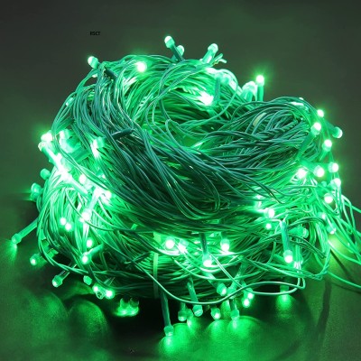 DAYBETTER 1 LEDs 15 m Green Flickering Strip Rice Lights(Pack of 1)