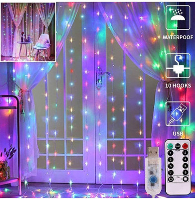 EmmEmm 280 LEDs 3 m Multicolor Color Changing String Rice Lights(Pack of 1)