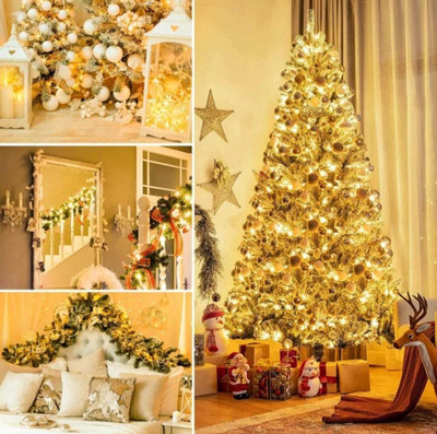 CANDLE 40 LEDs 11 m Gold Steady String Rice Lights(Pack of 1)