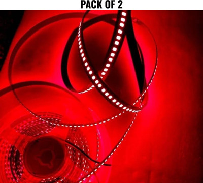 spark world 240 LEDs 5 m Red Steady Strip Rice Lights(Pack of 2)