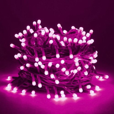 KAVORA 62 LEDs 18 m Pink Steady String Rice Lights(Pack of 1)