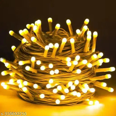 ishumi 40 LEDs 15 m Gold Steady, Flickering, Color Changing Bulb Rice Lights(Pack of 1)