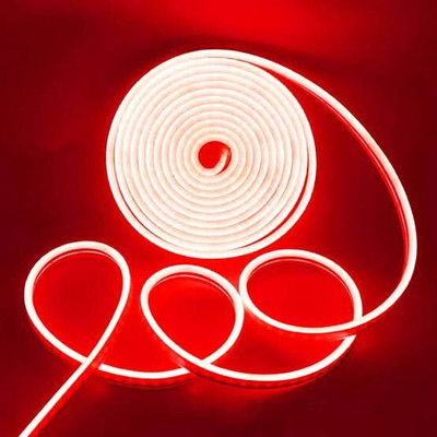 SG Flash 1 LEDs 4 m Red Steady String Rice Lights(Pack of 1)