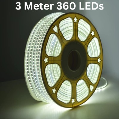 Trendx 360 LEDs 3 m White Steady Strip Rice Lights(Pack of 1)