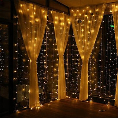 WBD 300 LEDs 3 m Yellow Flickering String Rice Lights(Pack of 1)