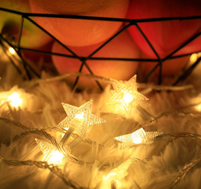 inooBeam 16 LEDs 3.14 m Yellow Steady Star Rice Lights(Pack of 1)