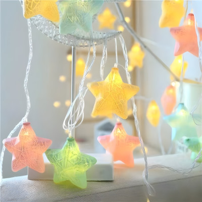 WBD 15 LEDs 4 m Multicolor Steady Star Rice Lights(Pack of 1)