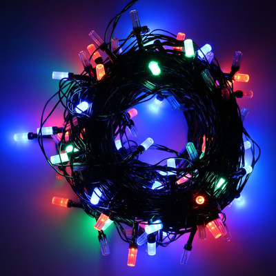 diwalilights 51 LEDs 15 m Multicolor Color Changing, Flickering, Steady String Rice Lights(Pack of 1)