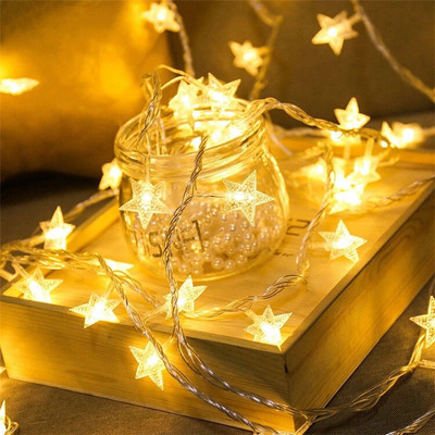 inooBeam 15 LEDs 2.88 m Yellow Steady Star Rice Lights(Pack of 1)