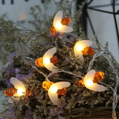 WunderVoX 16 LEDs 2.43 m Orange Steady String Rice Lights(Pack of 1)