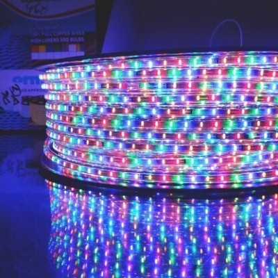 inooBeam 600 LEDs 15 m Multicolor Steady Strip Rice Lights(Pack of 1)