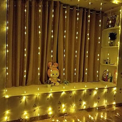 REPISH ™ CH-16 VESPA Waterfall Big Size Lights Home Decoration Christmas, Diwali Candle(Yellow, Pack of 1)