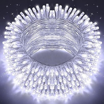 MANSAA 40 LEDs 11 m White Steady String Rice Lights(Pack of 1)