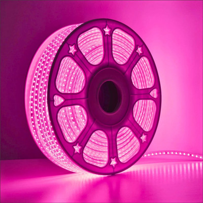 NORTIXON 300 LEDs 5 m Pink Steady Strip Rice Lights(Pack of 1)