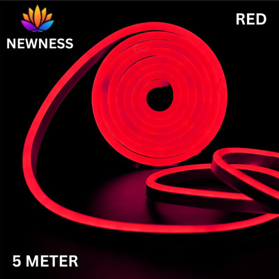 Newness 300 LEDs 5 m Red Steady Strip Rice Lights(Pack of 1)