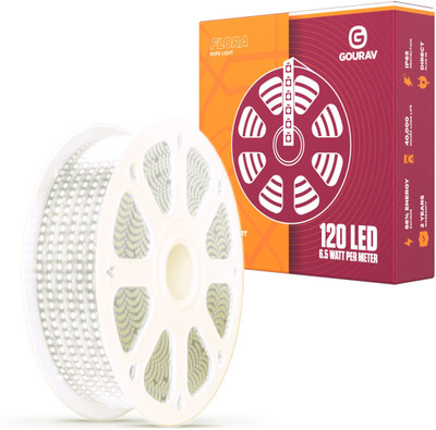 GOURAV 6000 LEDs 50 m Transparent Steady String Rice Lights(Pack of 1)