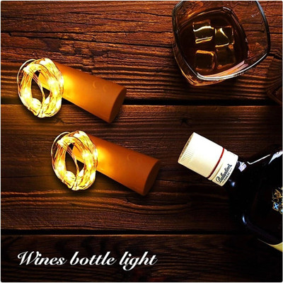 Raga Plus 20 LEDs 1.98 m Yellow Steady String Rice Lights(Pack of 2)