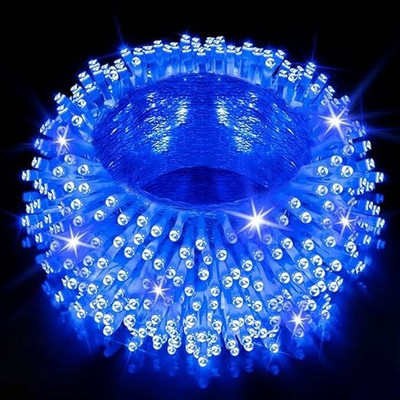 KINIS 100 LEDs 20 m Blue Steady String Rice Lights(Pack of 1)