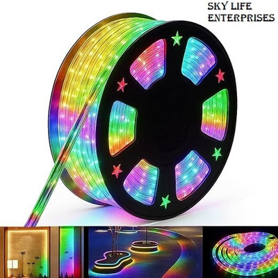 AI SMART 6000 LEDs 50 m Multicolor Flickering, Color Changing Strip Rice Lights(Pack of 1)