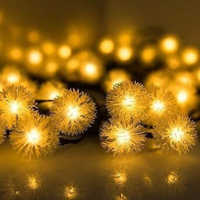 PESCA 30 LEDs 6 m Yellow Steady String Rice Lights(Pack of 1)
