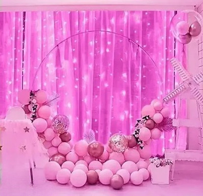 SAYENY 43 LEDs 15 m Pink Steady String Rice Lights(Pack of 10)