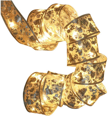 romj 20 LEDs 2 m Yellow Steady Strip Rice Lights(Pack of 1)