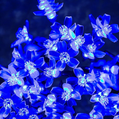 RaajaOutlets 40 LEDs 5.99 m Blue Steady Flower Rice Lights(Pack of 1)