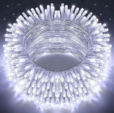 AP Source 40 LEDs 12 m White Steady Ball Rice Lights(Pack of 1)