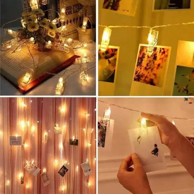 NIR JAY 16 LEDs 3.5 m Yellow Steady String Rice Lights(Pack of 1)