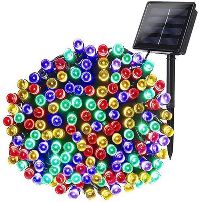 GIGAWATTS 100 LEDs 12 m Multicolor Color Changing String Rice Lights(Pack of 1)