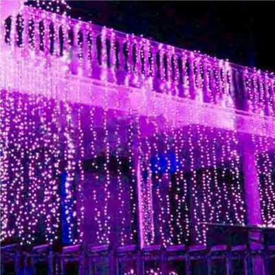Local Charm 200 LEDs 7 m Purple Steady String Rice Lights(Pack of 10)