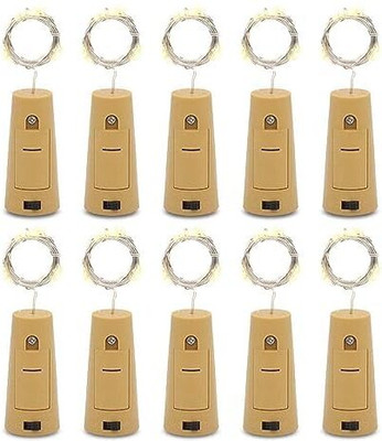 JOMINO 20 LEDs 2 m White Color Changing Ball Rice Lights(Pack of 6)
