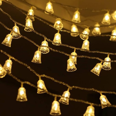 XERGY 20 LEDs 3 m Yellow Steady Bell Rice Lights(Pack of 1)