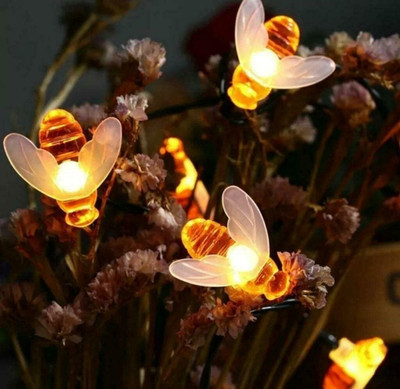 inooBeam 13 LEDs 2.55 m Yellow Steady String Rice Lights(Pack of 1)