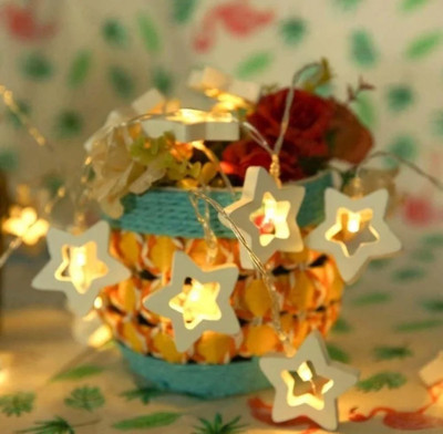 KAVORA 14 LEDs 3 m Yellow, White Steady String Rice Lights(Pack of 1)