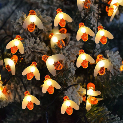WunderVoX 16 LEDs 2.43 m Orange Steady String Rice Lights(Pack of 1)